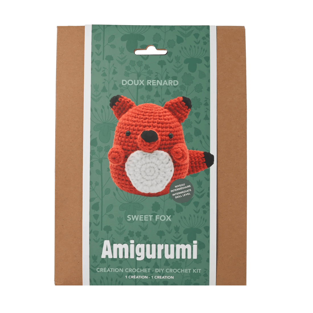 Kit DIY Crochet: Doux renard (ML) PASSE-TEMPS - Bricolages