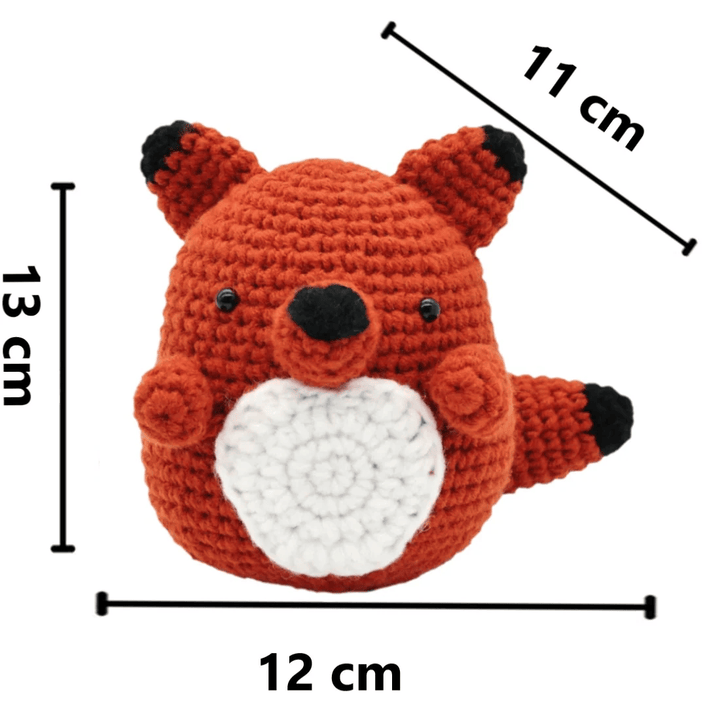Kit DIY Crochet: Doux renard (ML) PASSE-TEMPS - Bricolages