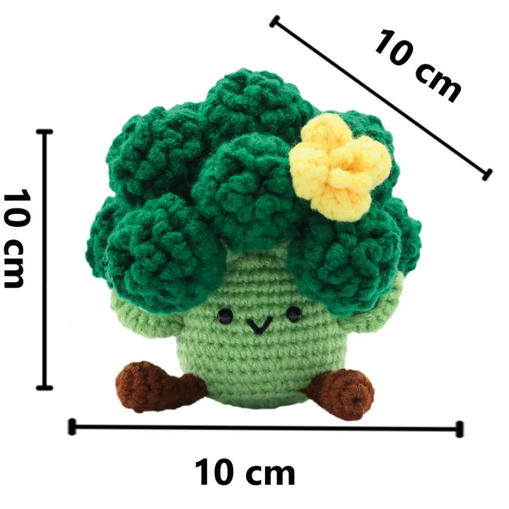 Kit DIY Crochet: Mini Broccoli (ML) PASSE-TEMPS - Bricolages