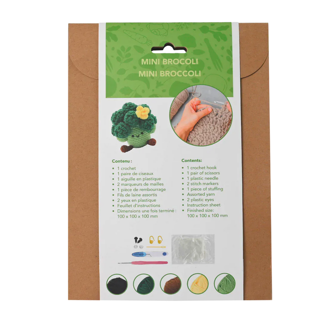 Kit DIY Crochet: Mini Broccoli (ML) PASSE-TEMPS - Bricolages