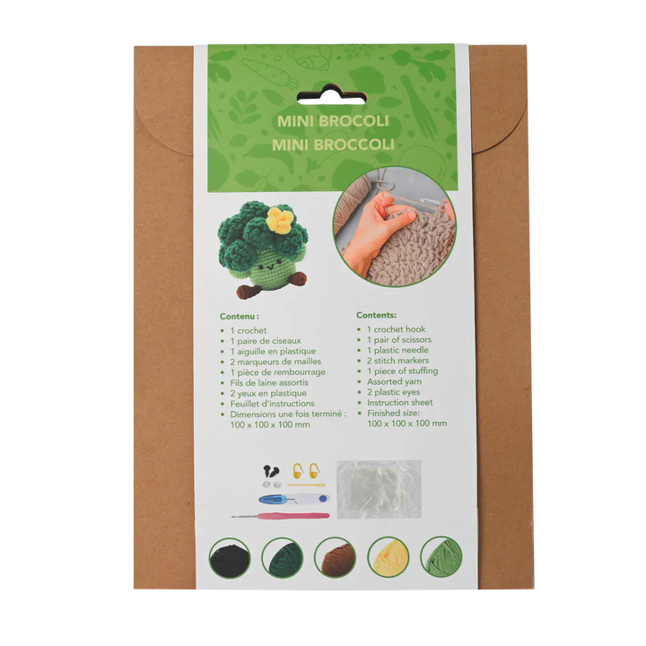 Kit DIY Crochet: Mini Broccoli (ML) PASSE-TEMPS - Bricolages