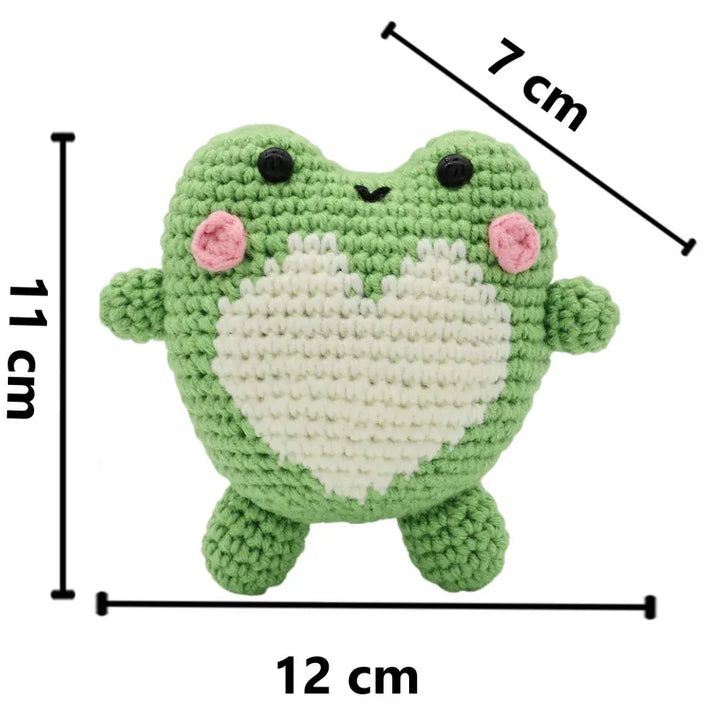 Kit DIY Crochet: Petite Grenouille (ML) PASSE-TEMPS - Bricolages
