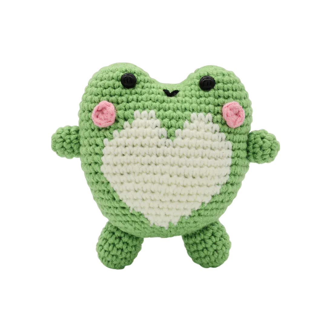 Kit DIY Crochet: Petite Grenouille (ML) PASSE-TEMPS - Bricolages