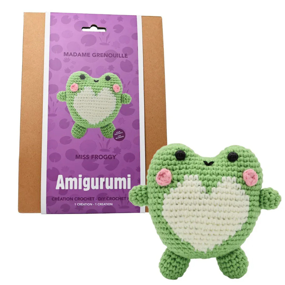 Kit DIY Crochet: Petite Grenouille (ML) PASSE-TEMPS - Bricolages