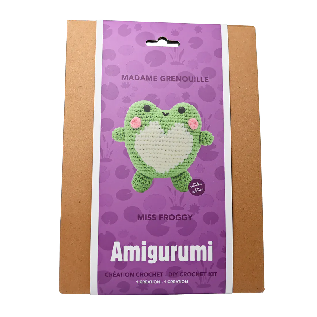 Kit DIY Crochet: Petite Grenouille (ML) PASSE-TEMPS - Bricolages
