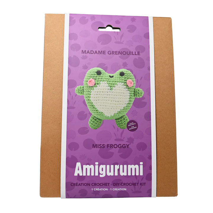 Kit DIY Crochet: Petite Grenouille (ML) PASSE-TEMPS - Bricolages
