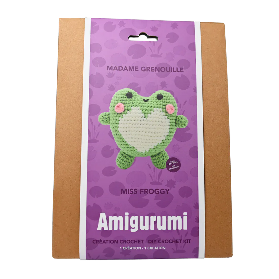 Kit DIY Crochet: Petite Grenouille (ML) PASSE-TEMPS - Bricolages