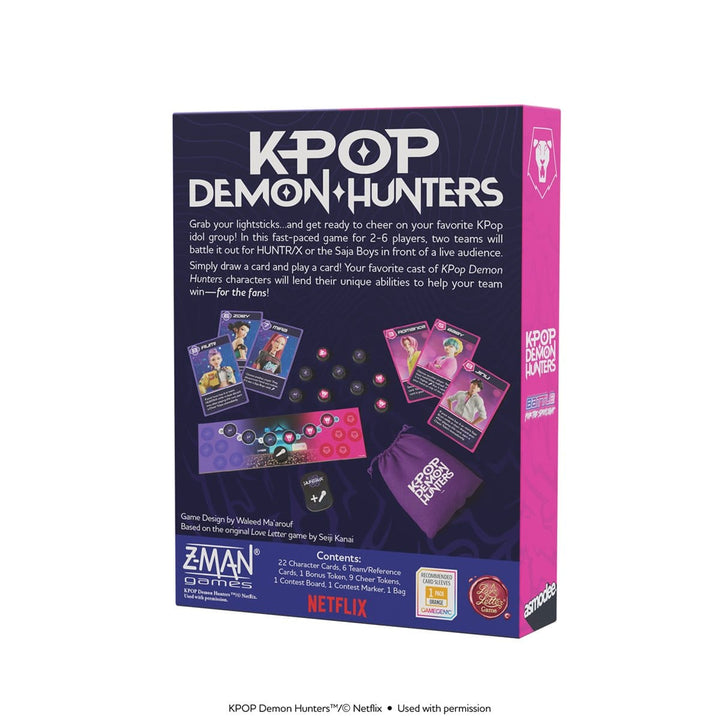 KPop Demon Hunters - Battle for the Spotlight - A Love Letter Game (EN) JEUX - Famille