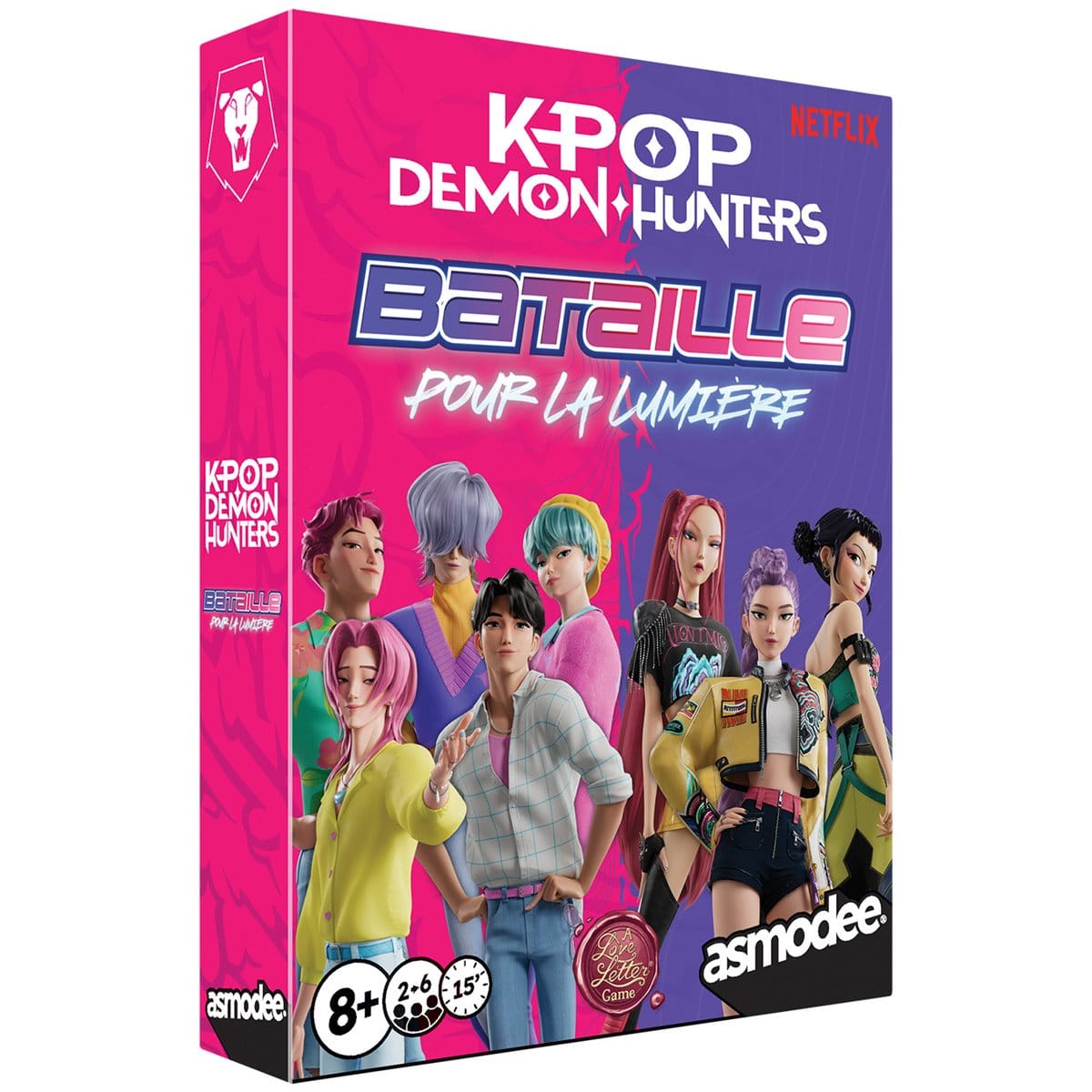 KPop Demon Hunters - Battle for the Spotlight - Un jeu Love Letter (FR) JEUX - Famille