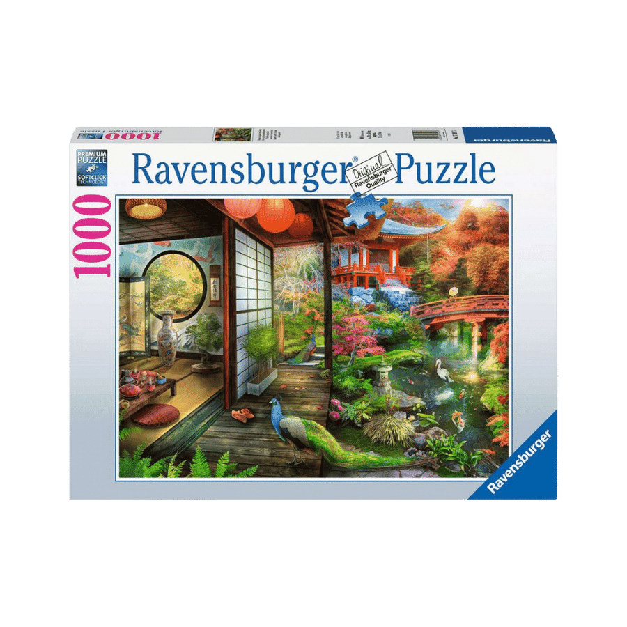Kyoto Japanese Garden Teahouse 1000 pc Puzzle CASSE-TÊTE - 1000 morceaux