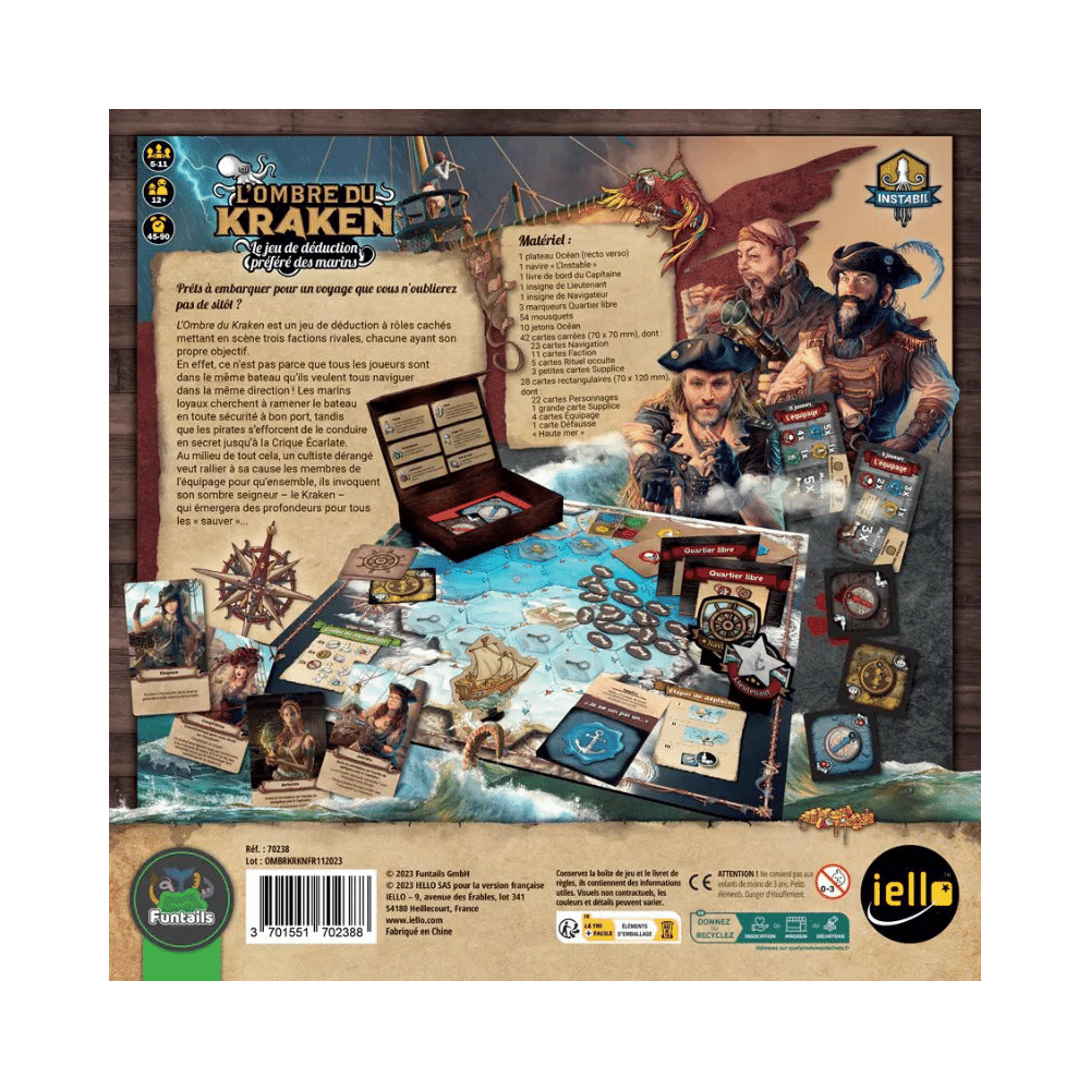 L'Ombre du Kraken (FR) JEUX - Ambiance-Party