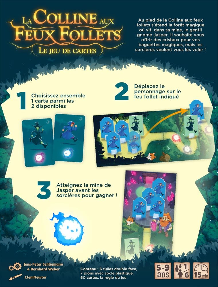 La Colline aux Feux Follets : le Jeu de Cartes (FR) JEUX - Famille