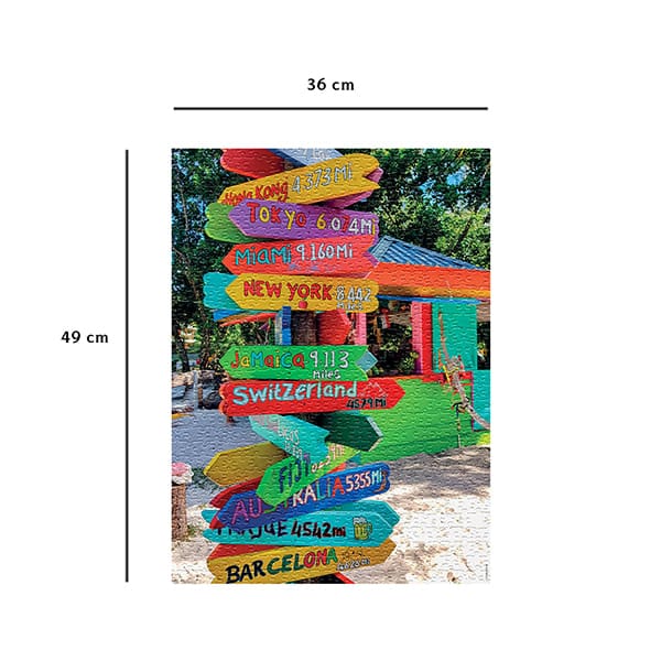 La croisée des chemins (500 pcs) CASSE-TÊTE - 400 - 550 morceaux