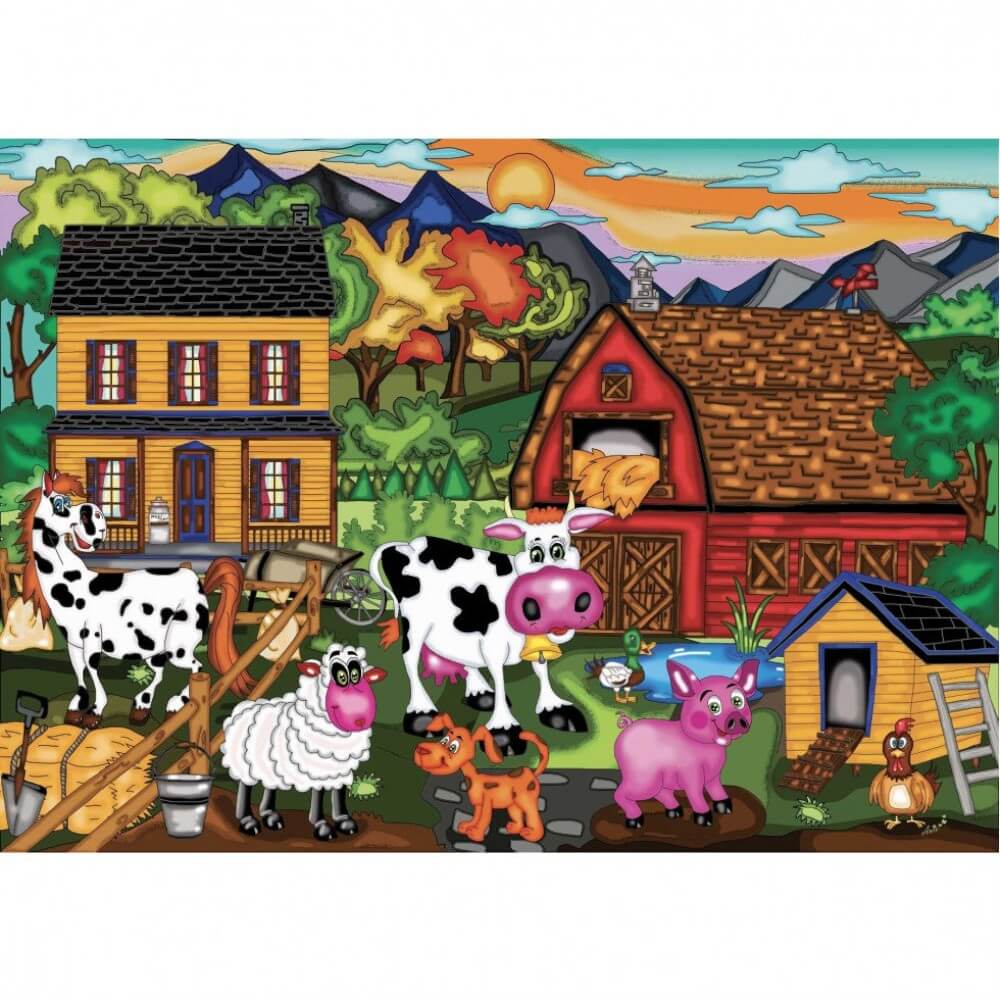 La ferme joyeuse | Happy Farm (Puzzle 1000 pcs) CASSE-TÊTE - 1000 morceaux