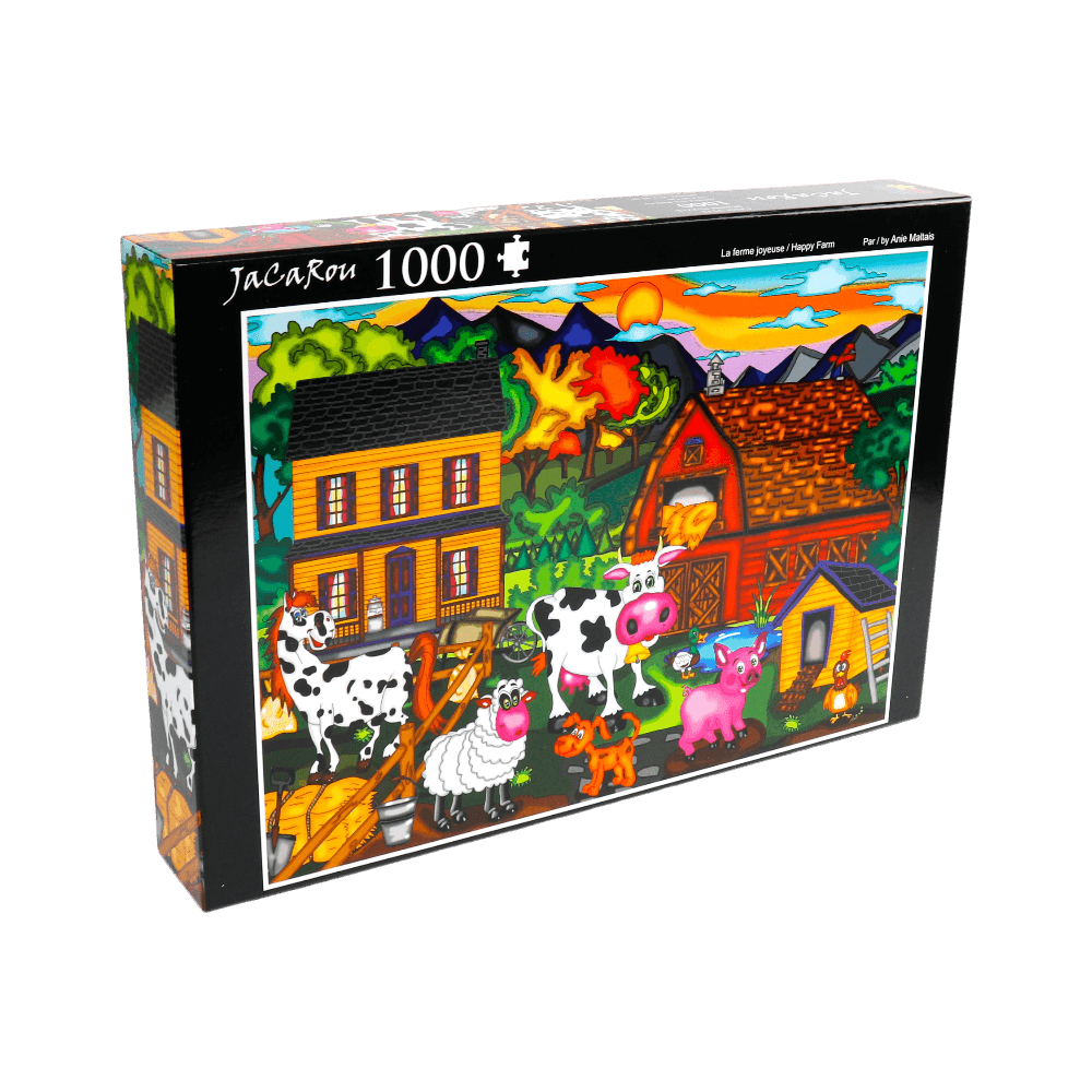 La ferme joyeuse | Happy Farm (Puzzle 1000 pcs) CASSE-TÊTE - 1000 morceaux