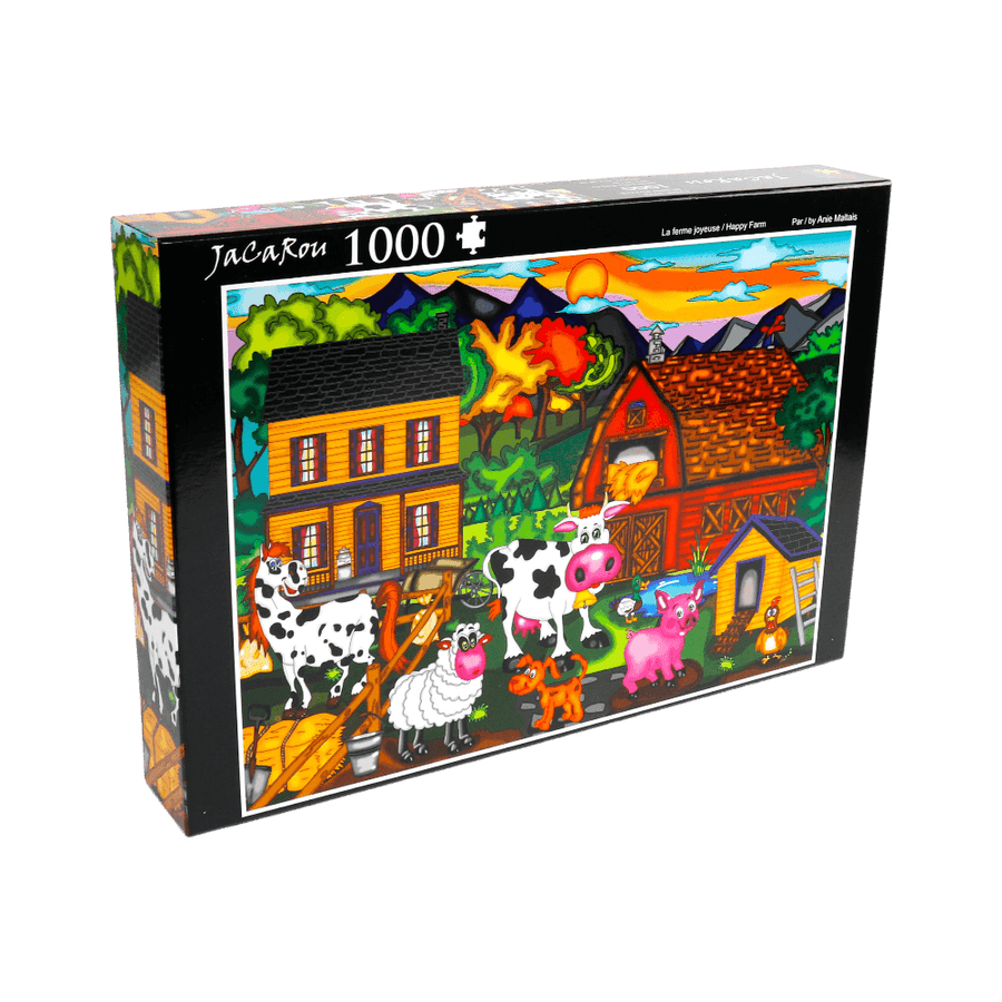 La ferme joyeuse | Happy Farm (Puzzle 1000 pcs) CASSE-TÊTE - 1000 morceaux