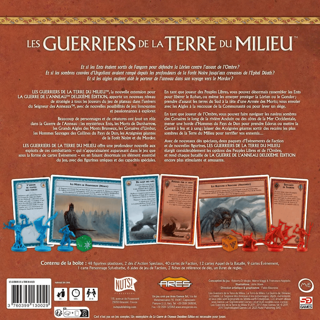 La Guerre de l'Anneau : Ext. Guerriers de la Terre du Milieu (FR) JEUX - Stratégie - Stratégie avancé