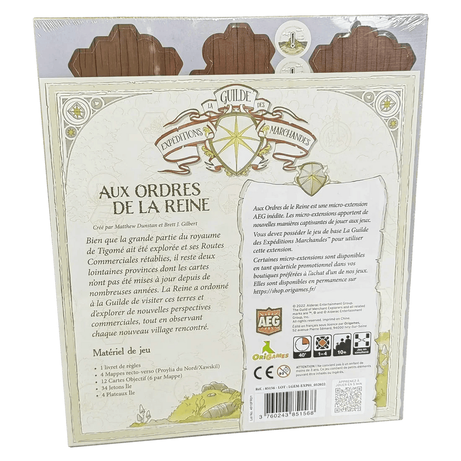 La Guilde des Expéditions Marchandes - Extension aux Ordres de la Reine (FR) JEUX - Stratégie - Stratégie léger