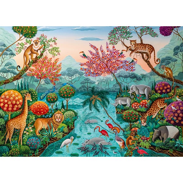 Lagoon Paradise, Exotic Garden (1000 pcs) CASSE-TÊTE - 1000 morceaux