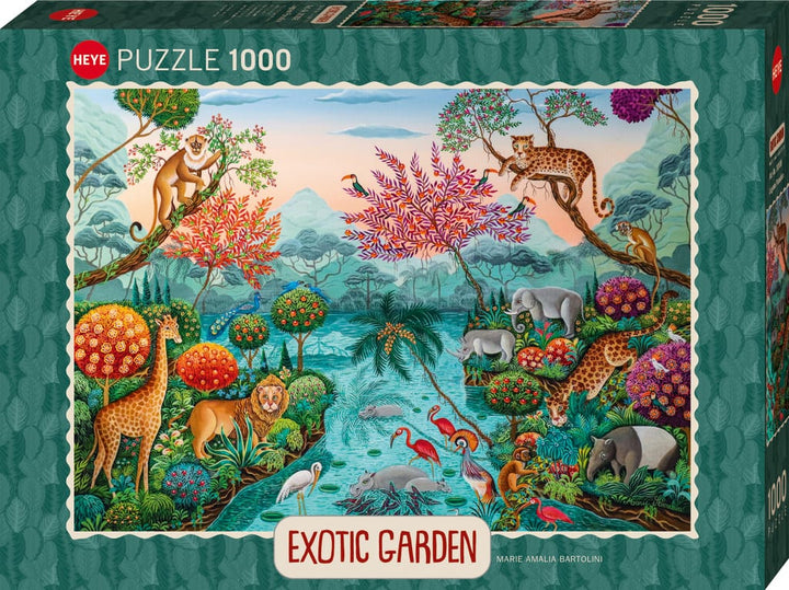 Lagoon Paradise, Exotic Garden (1000 pcs) CASSE-TÊTE - 1000 morceaux
