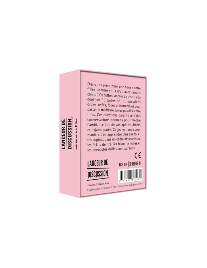 Lanceur de discussion - Soirée filles (FR) JEUX Ambiance-Party