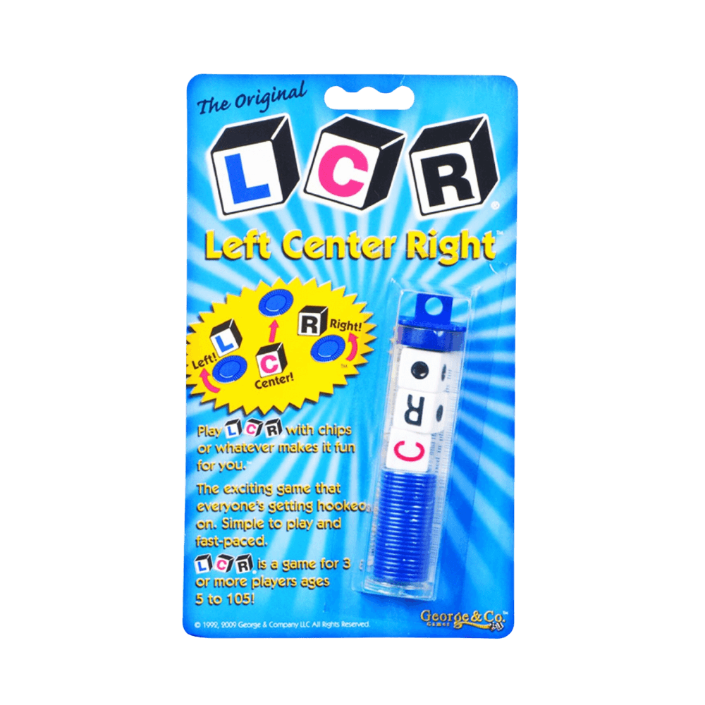 LCR Left Center Right Single Game Tube (EN) JEUX - Famille
