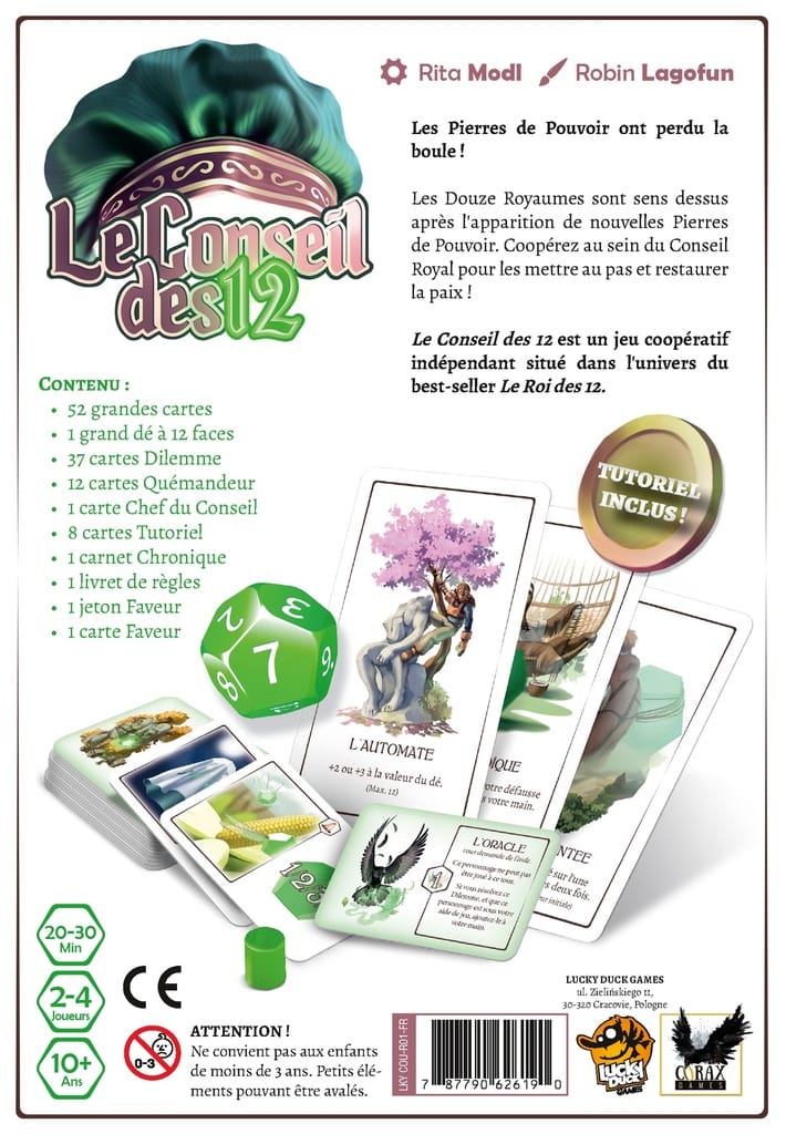 Le Conseil des 12 (FR) JEUX - Famille