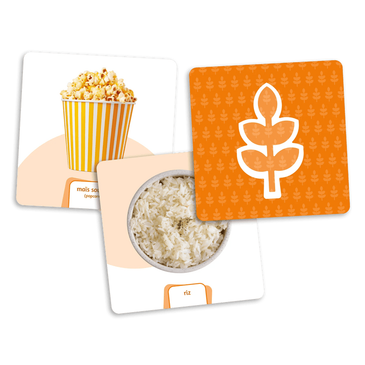 Le dé des premiers mots - Ext. les aliments (FR) JEUX - Éducatif