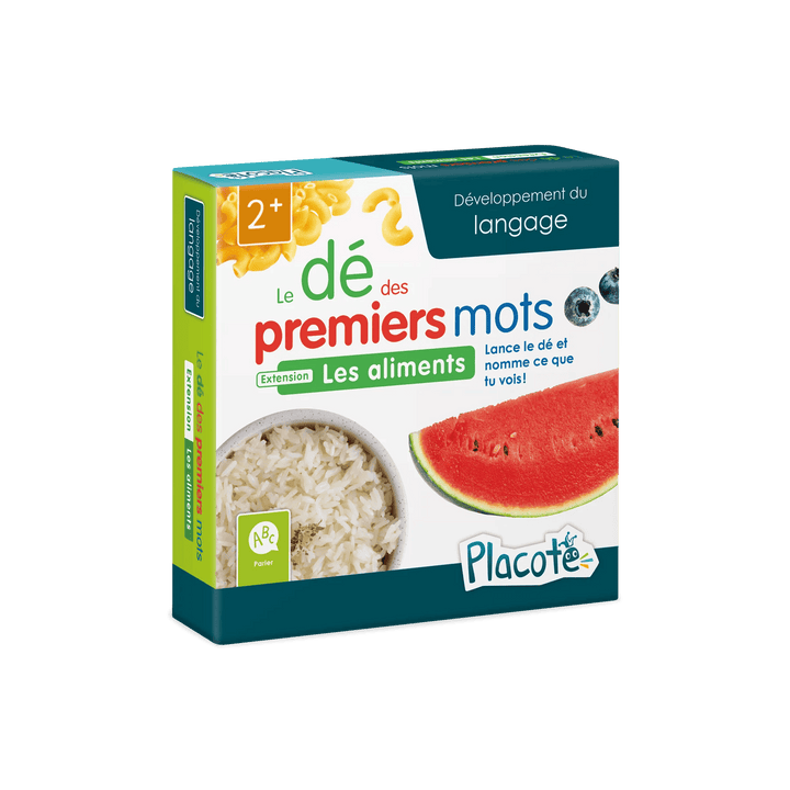Le dé des premiers mots - Ext. les aliments (FR) JEUX - Éducatif