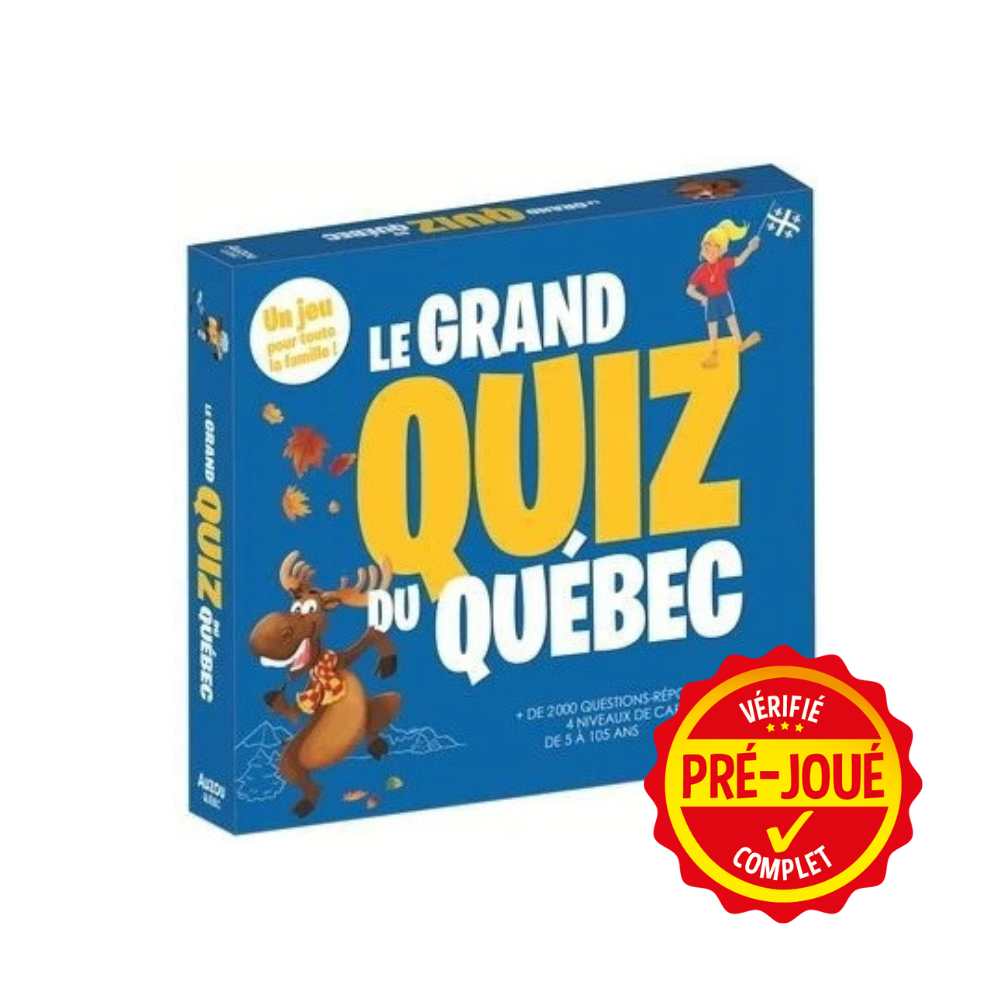 Le Grand Quiz du Québec (pré-joué) (FR) BAZAR - Bazar - Ambiance (party)
