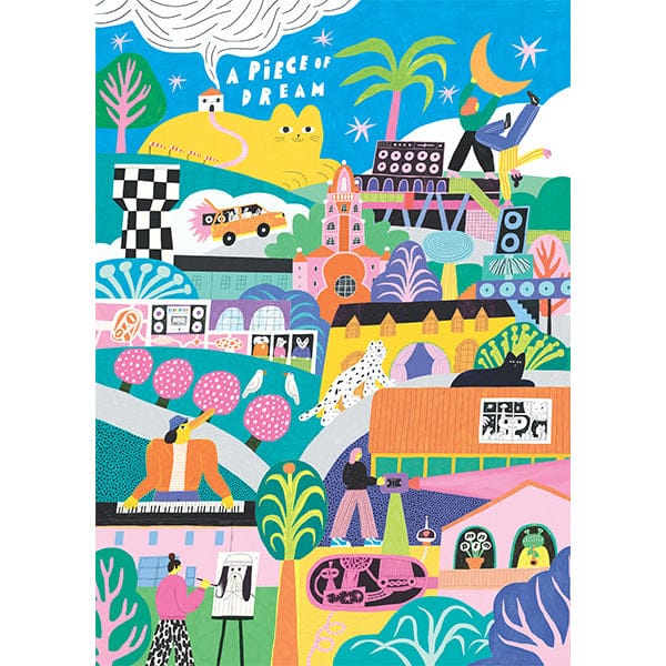 Le gros chat jaune, Guillaume (1000pcs) CASSE-TÊTE - 1000 morceaux