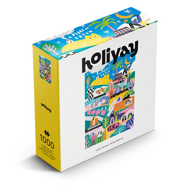 Le gros chat jaune, Guillaume (1000pcs) CASSE-TÊTE - 1000 morceaux