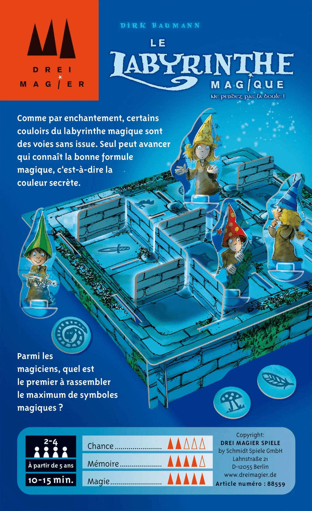 Le labyrinthe magique - Boîte de métal (FR) JEUX - Famille