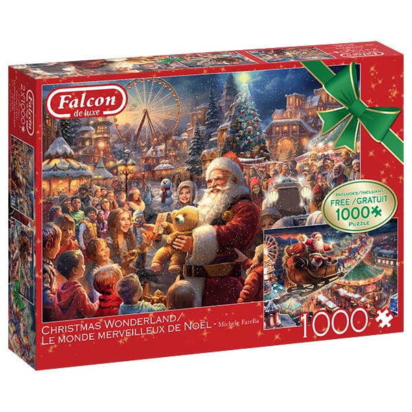 Le monde merveilleux de Noël (2 X 1000 pcs) CASSE-TÊTE - 1000 morceaux
