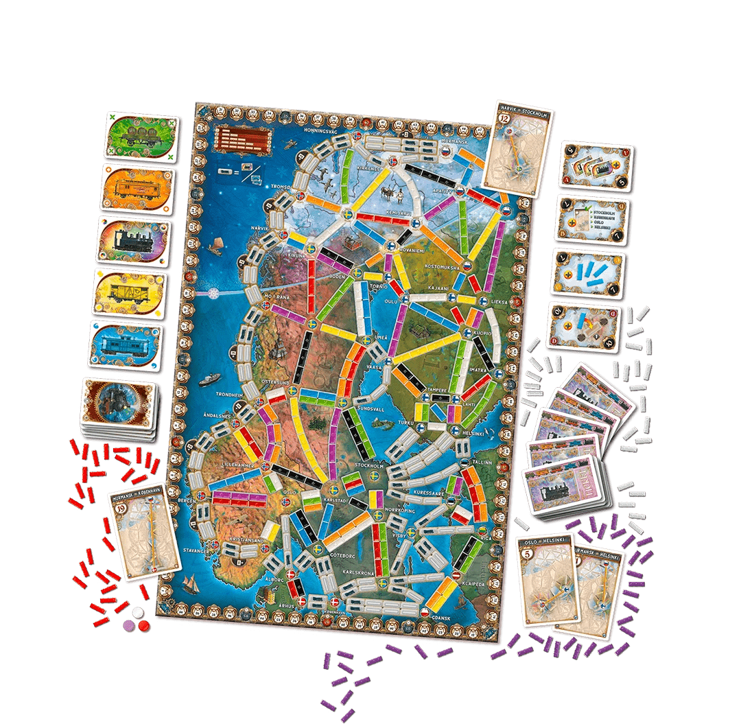 Les Aventuriers du Rail - Aurores Boreales (FR) JEUX - Famille