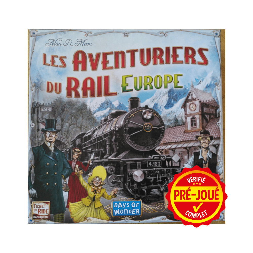 Les Aventuriers du Rail: Europe [pré-joué] (FR) BAZAR - Bazar - Famille