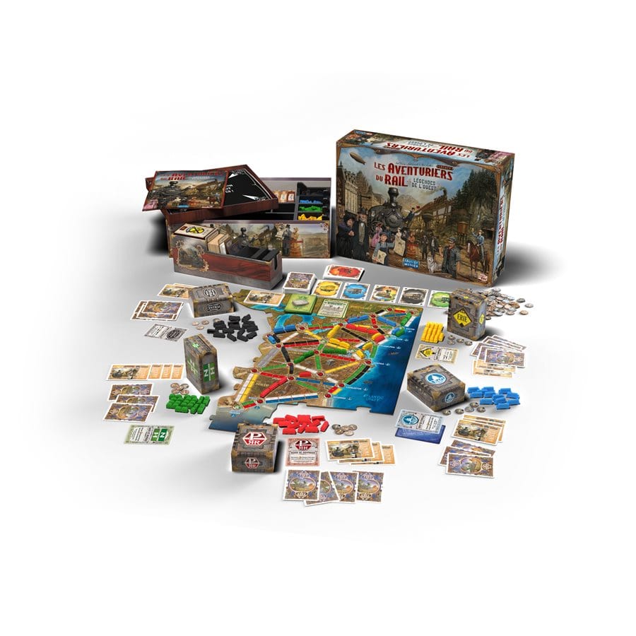Les Aventuriers du Rail - Legacy - Légendes de l’Ouest (FR) JEUX - Famille