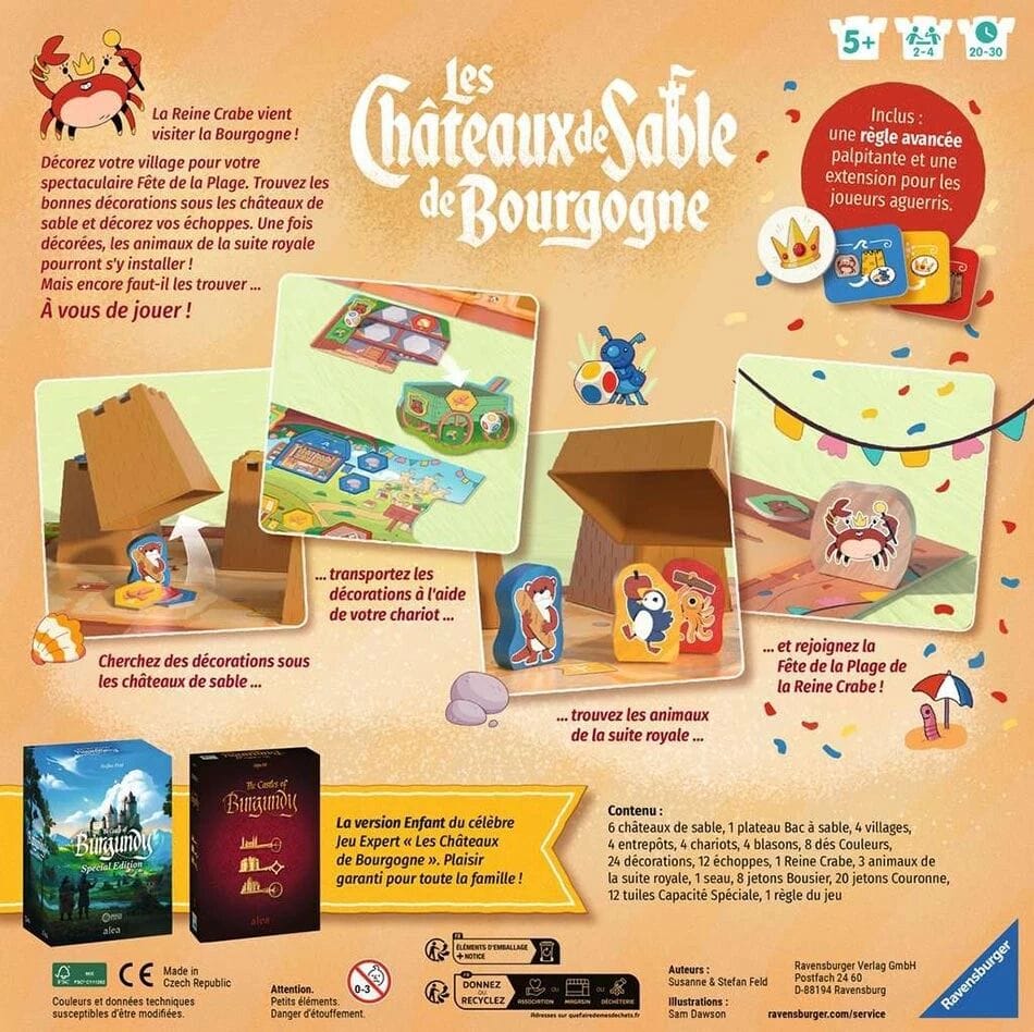 Les châteaux de sable de Bourgogne (FR) JEUX - Enfants - Enfants 5 ans +