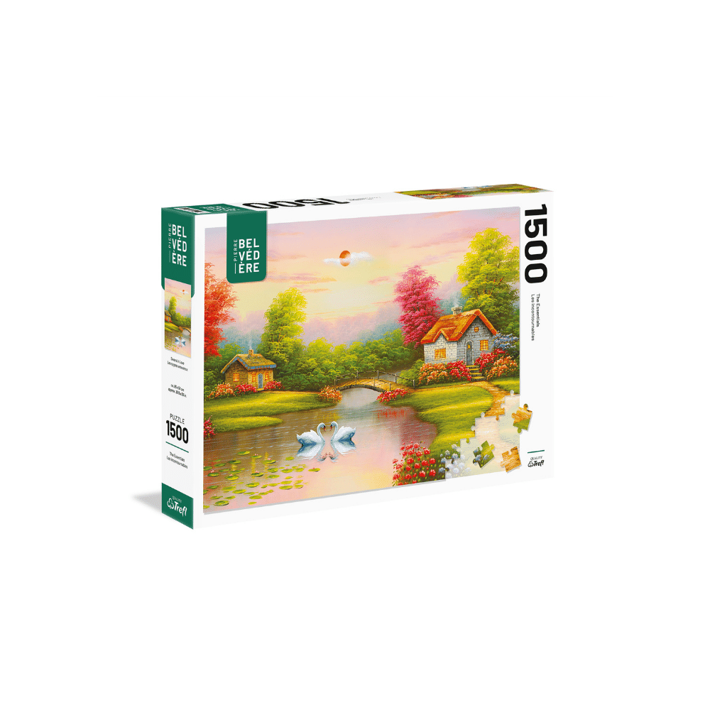 Les cygnes (1500 pcs) CASSE-TÊTE - 1500 morceaux