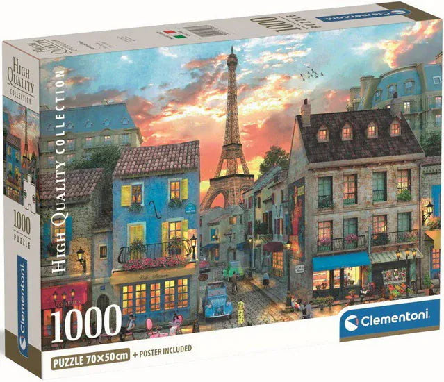 Les rues de paris (1000 pcs) CASSE-TÊTE - 1000 morceaux