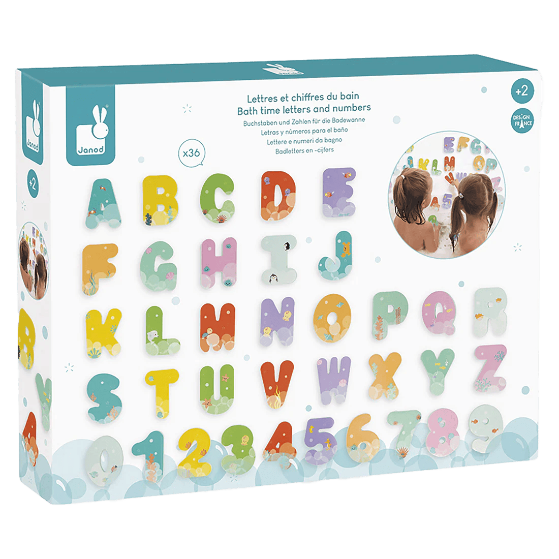 Lettres & Chiffres du Bain (ML) PASSE-TEMPS - Jouets - Bébé - Bébé 12-24 mois