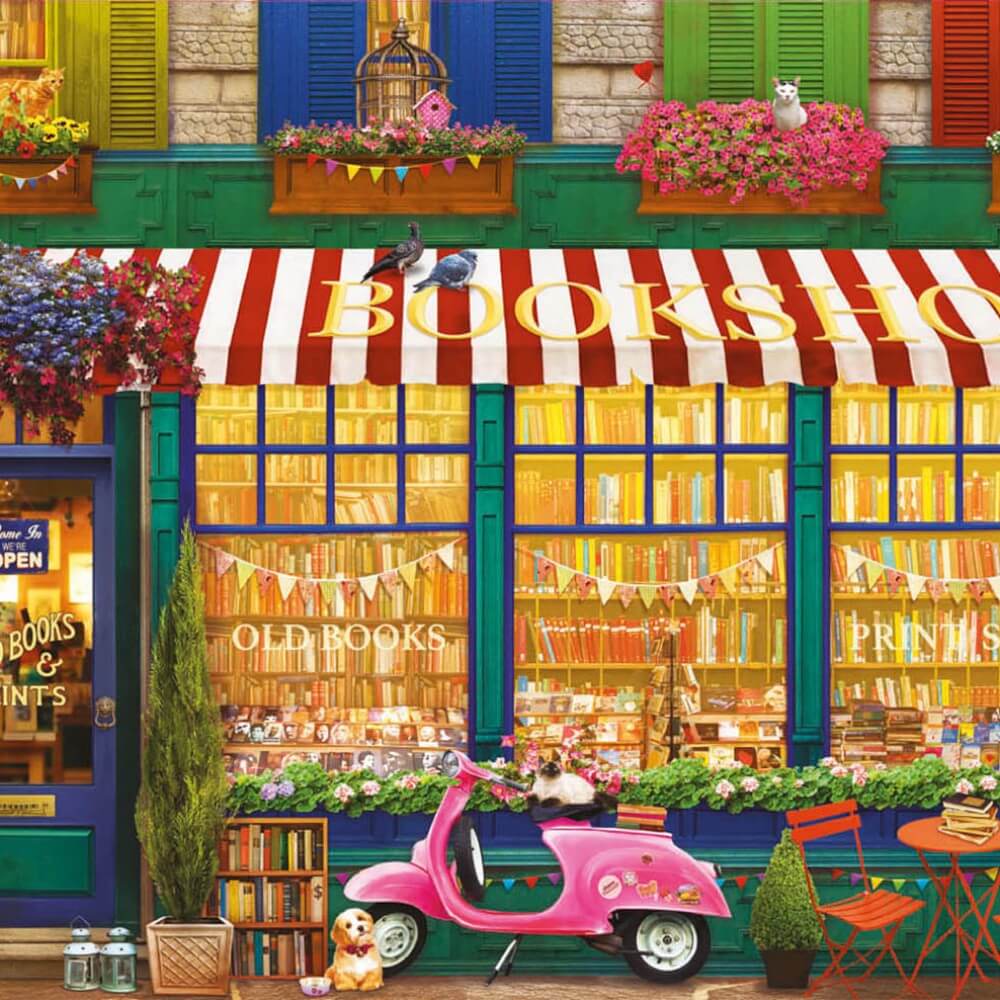 Librairie Vintage | Vintage Bookshop (Puzzle 4000 pcs) CASSE-TÊTE - 4000 morceaux