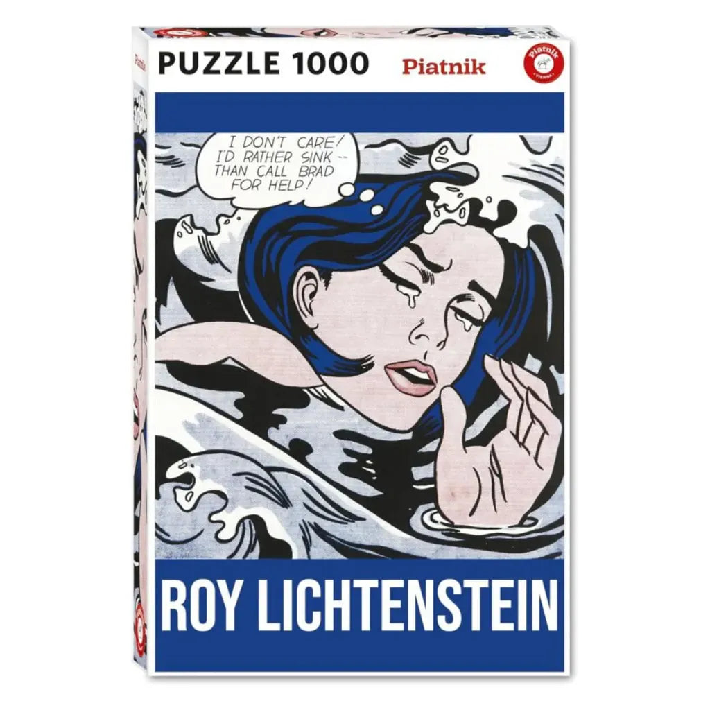 Lichtenstein Drowning Girl (1000 pcs) CASSE-TÊTE - 1000 morceaux