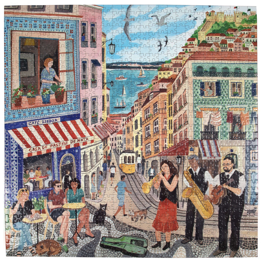 Lisbon eeBoo square puzzle 1000 pcs achat en ligne L'As des jeux