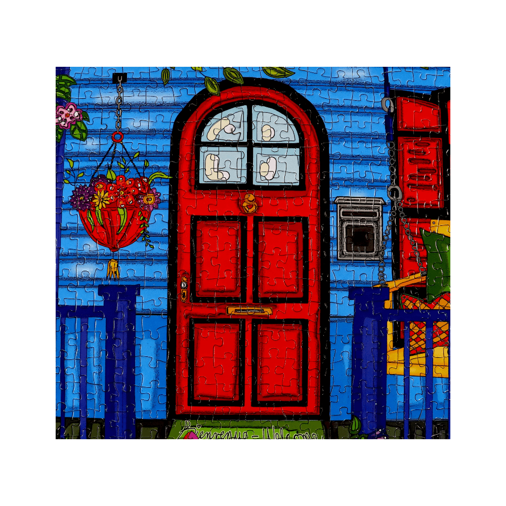 Ma petite maison bleue |My Little Blue House casse-tête JaCaRou puzzle