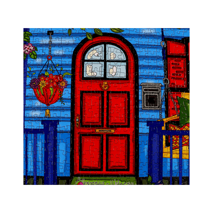 Ma petite maison bleue |My Little Blue House casse-tête JaCaRou puzzle