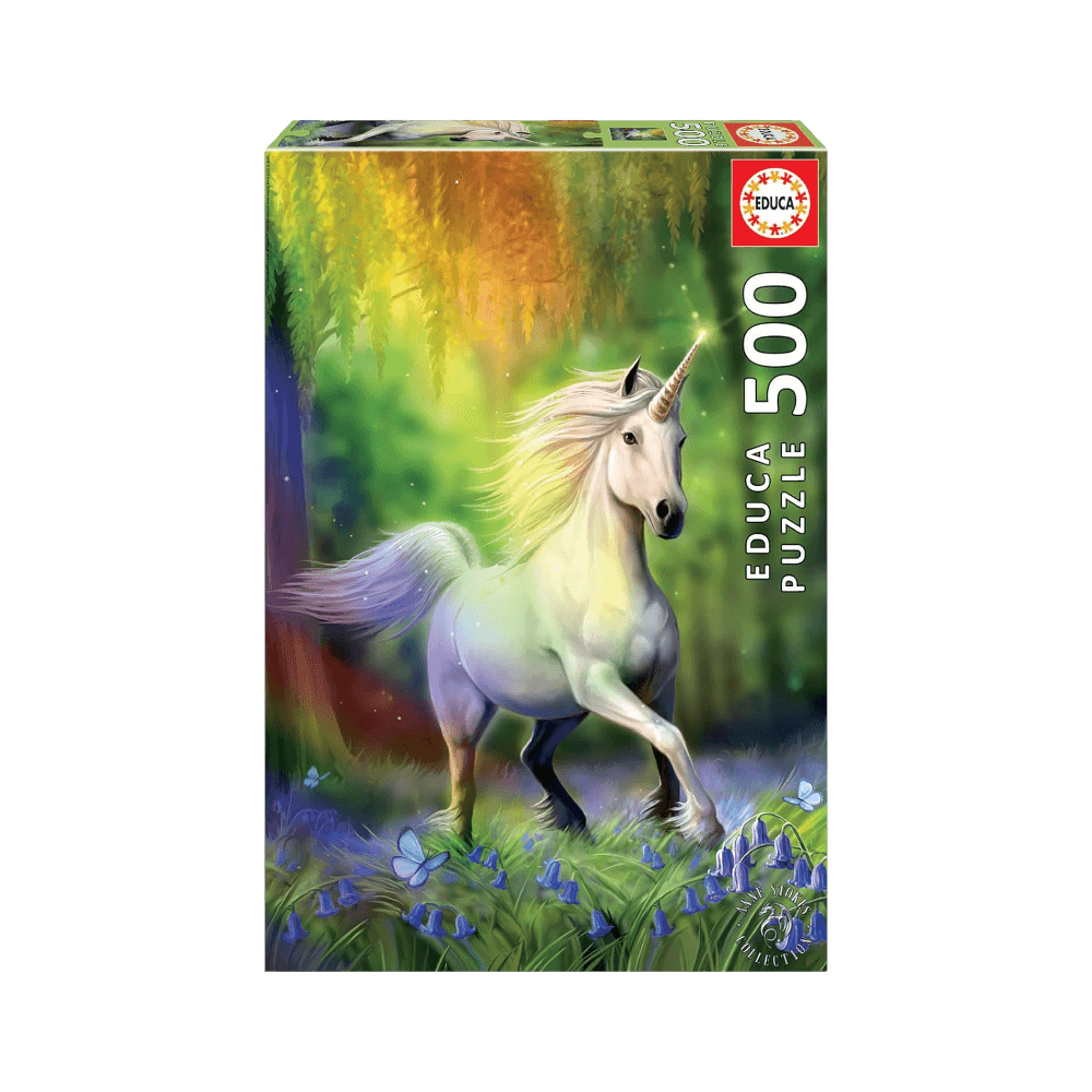 Licorne à la poursuite de l'arc-en-ciel | Chasing the rainbow Puzzle 