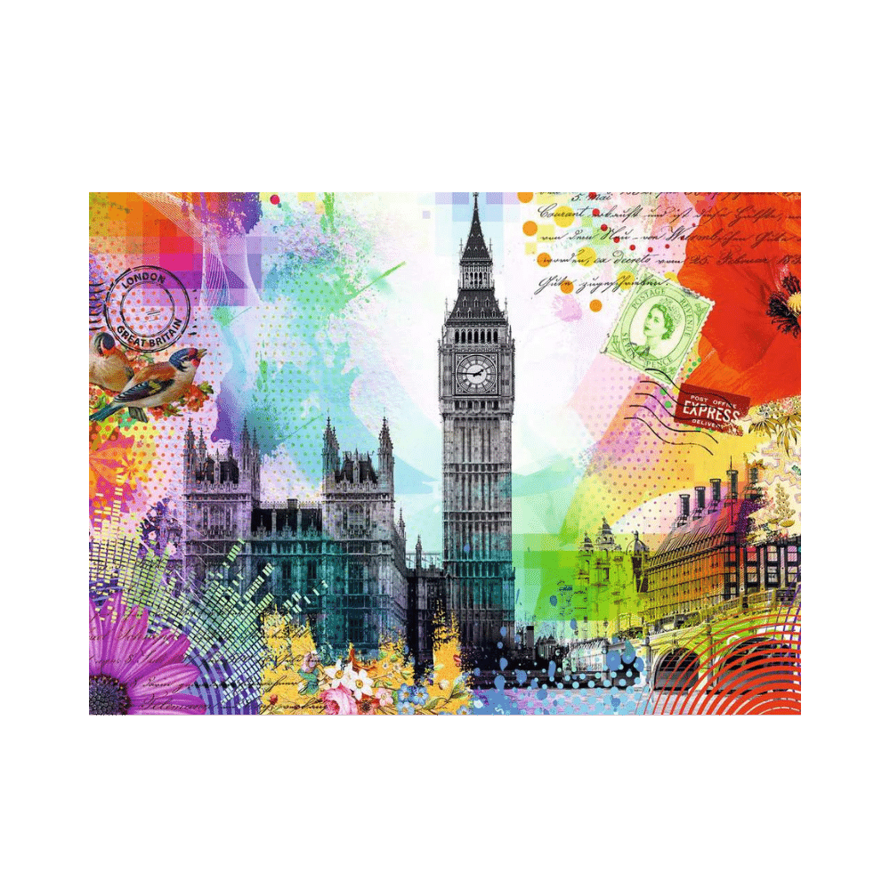 London Postcard (500 pc) CASSE-TÊTE - 400 - 550 morceaux