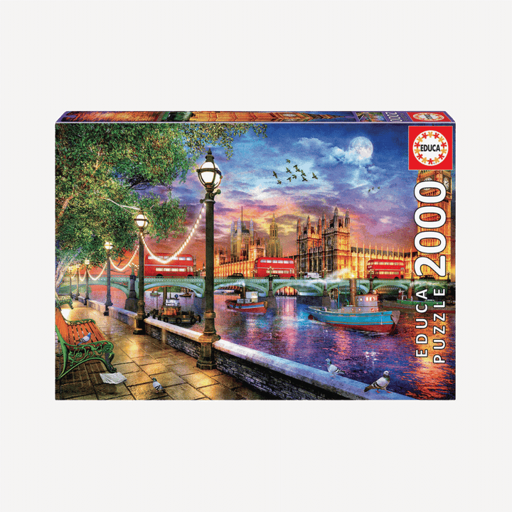 Londres au coucher du soleil, Dominic Davison | London at sunset, Dominic Davison (Puzzle 2000 pcs) CASSE-TÊTE - 2000 morceaux