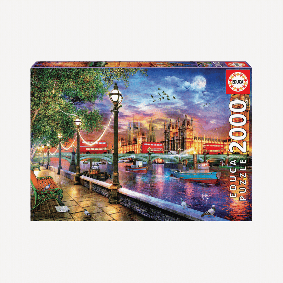 Londres au coucher du soleil, Dominic Davison | London at sunset, Dominic Davison (Puzzle 2000 pcs) CASSE-TÊTE - 2000 morceaux